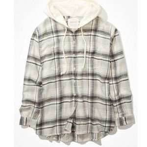 Oversized American Eagle Flannel Shirt